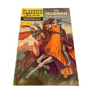 Classics Illustrated The Talisman No 111 By Sir Walter Scott Comic Vintage 1954